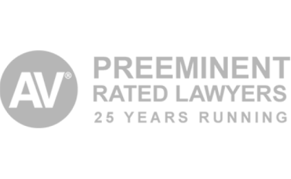AV Preeminent Rated Lawyer 25 Years Running