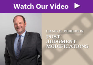 Click image to watch our video on post judgment modifications