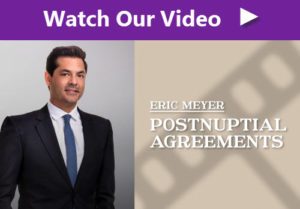Click image to watch our video on postnuptial agreements
