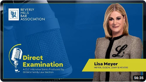 Click to go to the YouTube video of Lisa Meyer on Direct Examination: Beverly Hills Bar Association Lisa Meyer on Direct Examination: Beverly Hills Bar Association