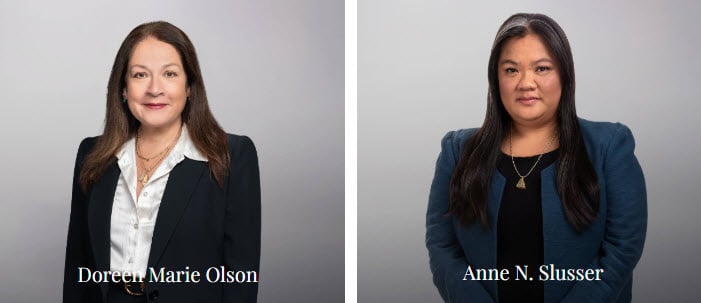 Doreen Marie Olson and Anne N. Slusser - leaders of influence, minorities