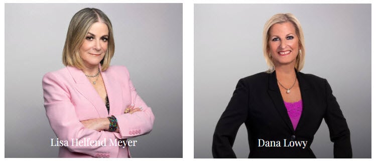 Lisa Helfend Meyer & Dana Lowy 2025 Entertainment Business Visionaries